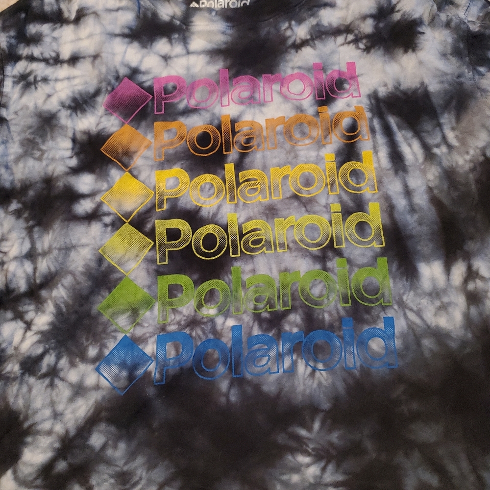 Tie dye polaroid crop top